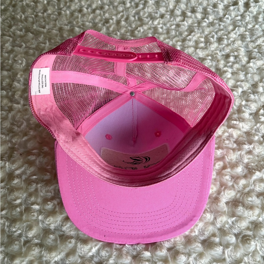 Pink Mesh Trucker Hat - Picture 5 of 5